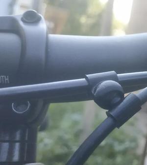 Bicycle cable clip (print-in-place)   