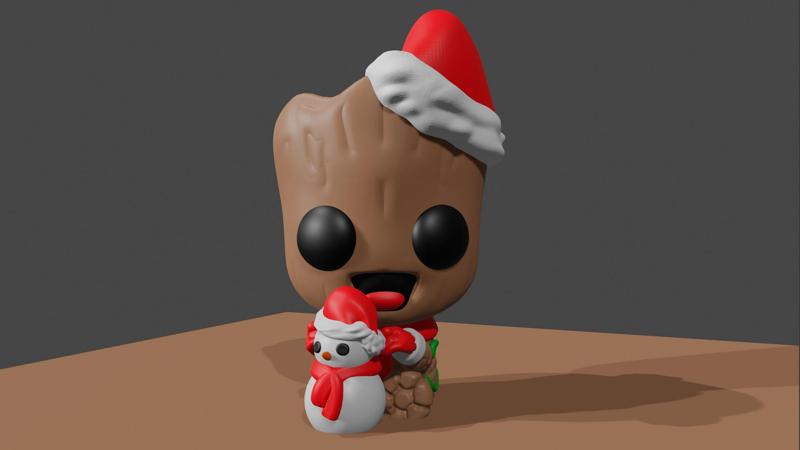 Baby Groot Christmas Pot