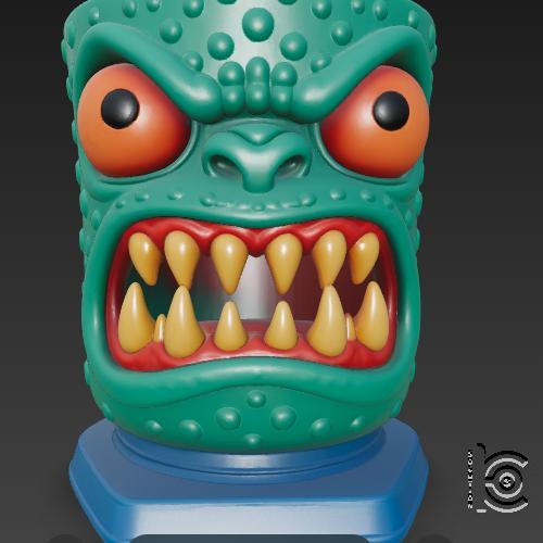 Evil Pot Monster - 3D Printable Model