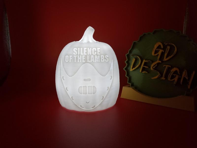 Silence of the Lambs HALLOWEEN PUMPKIN LIGHT