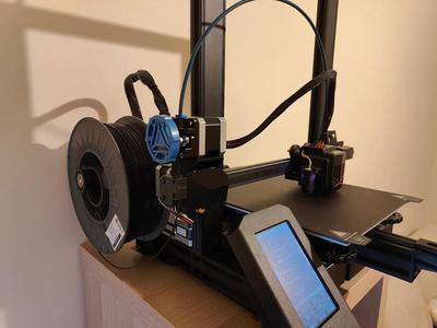 Ender 3 V2 Neo extruder placement relocation + runout sensor   