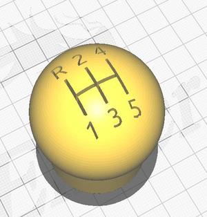 Dog-leg Gear Shift Knob