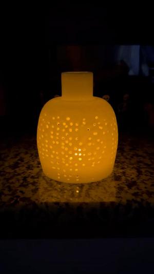 Clay Vase Lamp Kit 001 / Tea Light