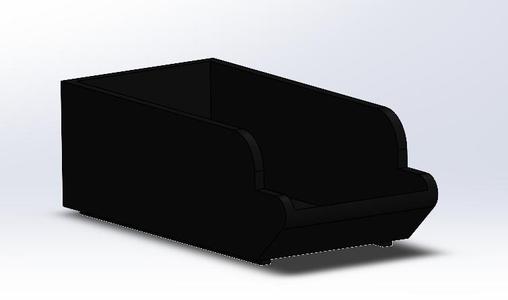 Storage bin for small screws and nuts