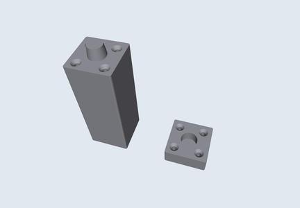 Ender 3 V2 legs for Lack table IKEA