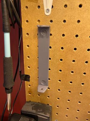 Solder sucker wall mount holder