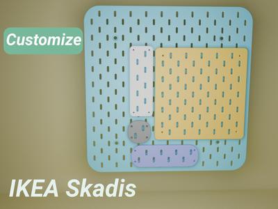 Customizable IKEA Skadis