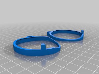 Quest 2 Lens Base (With Nose Bevel)