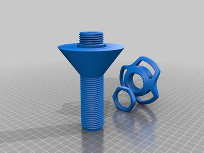 Print In Place Spool Holder w/ Internal Bearings 