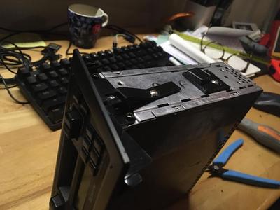 Volvo CR-906 radio mounting parts
