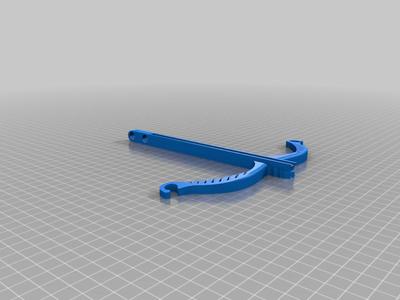Rubber band gun barrel merged with recurve bow
