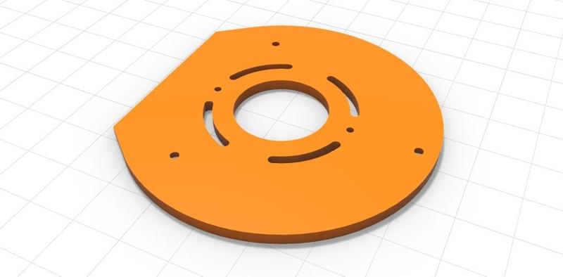 Bosch Plunge Router | RA 1166 Base Plate