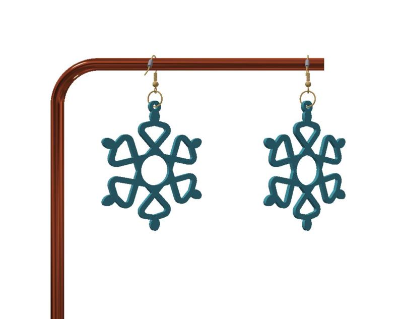 Christmas earrings