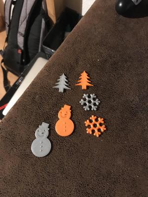 Winter Christmas decorations