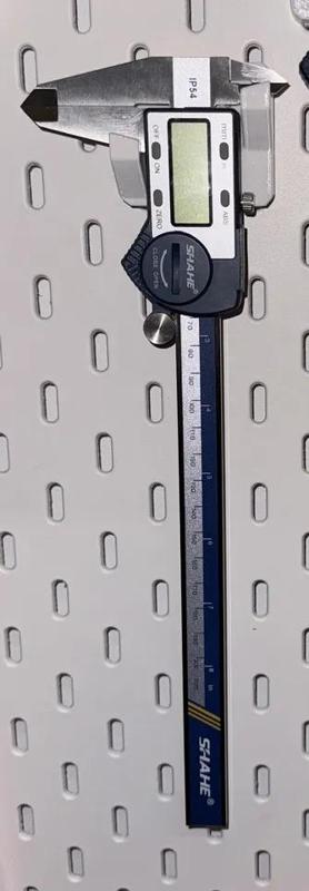 SHAHE and Mitutoyo 200mm calipers IKEA Skadis holder   