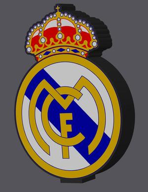 Soccer Real Madrid Led Lightbox