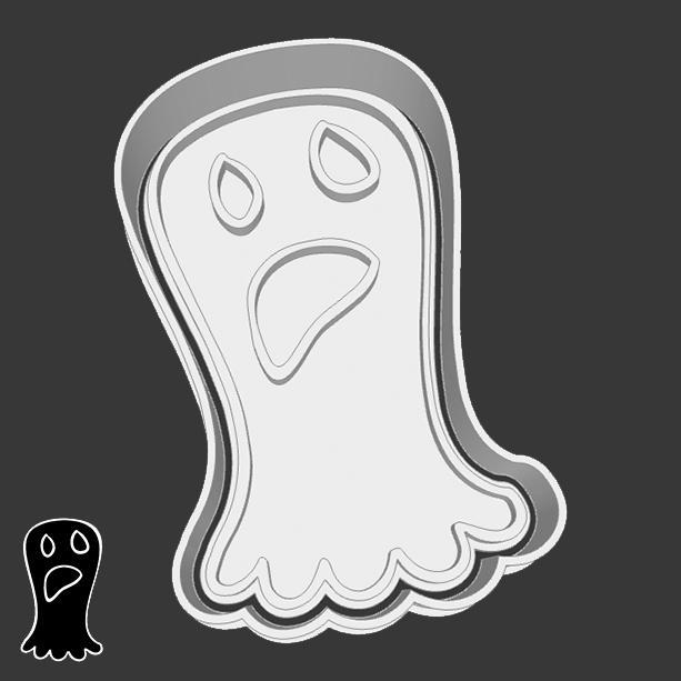 Halloween cookie cutters - ghost (style 19)