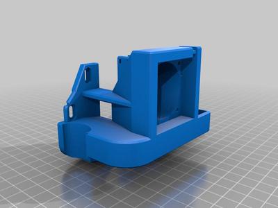 Satsana 5015 Fan Duct for Creality  Ender 3 v2 with BLTouch Metal Mount