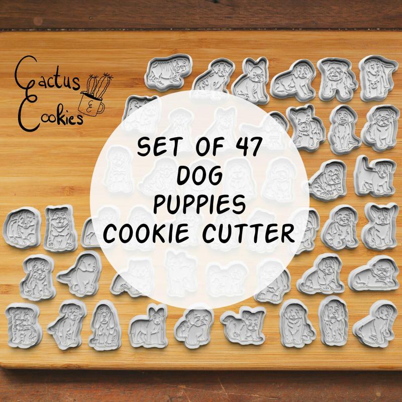 Dog Puppies Cookie Cutter set 0323