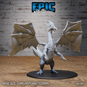 Shadow Dragon Standing ‧ DnD Miniature ‧ Tabletop Miniatures ‧ Gaming Monster ‧ 3D Model ‧ RPG ‧ DnDminis ‧ STL FILE