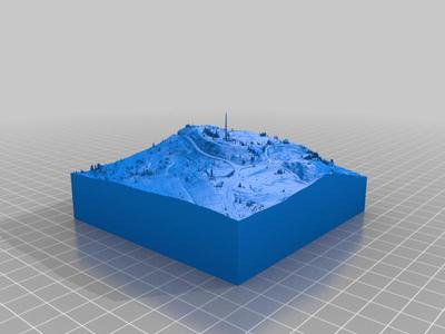 Map of Montreal from LiDAR data