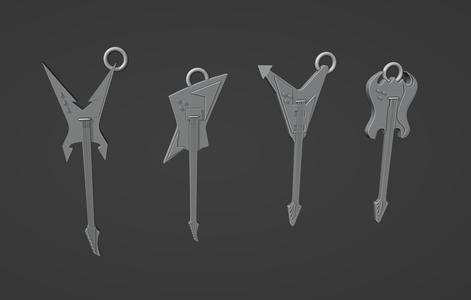 Guitar Christmas Ornaments