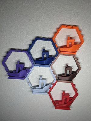 Hexagon Benchy Display