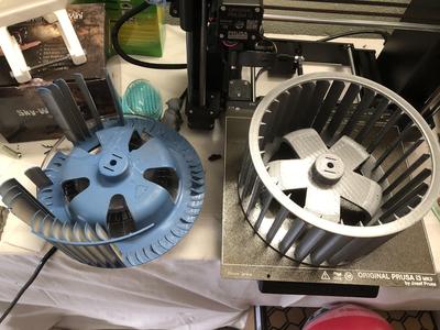 upper blower fun for Budget air cooler