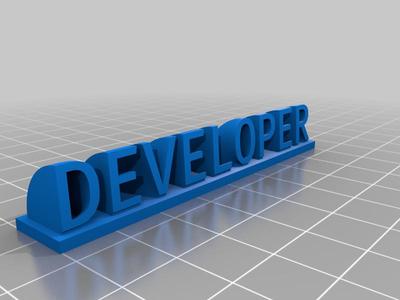 Developer Text