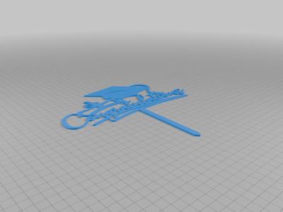 Congratulations Graduation Plant/Cake pick