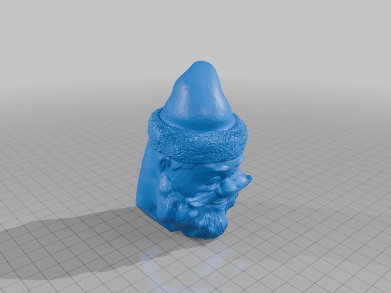 Santa Head / Bust Ornament