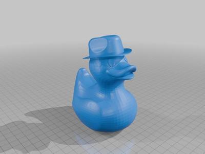 Fedora Rubber Duck 