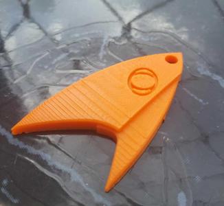 Star Trek Discovery - Insignia Badge - Science - Keychain