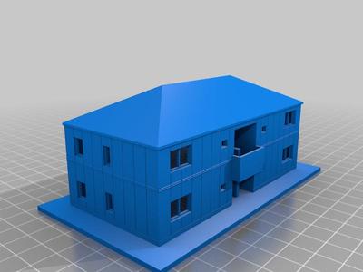 n scale appartment building