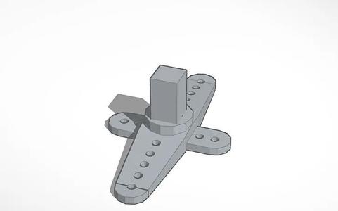 Servo horn for Vex servos
