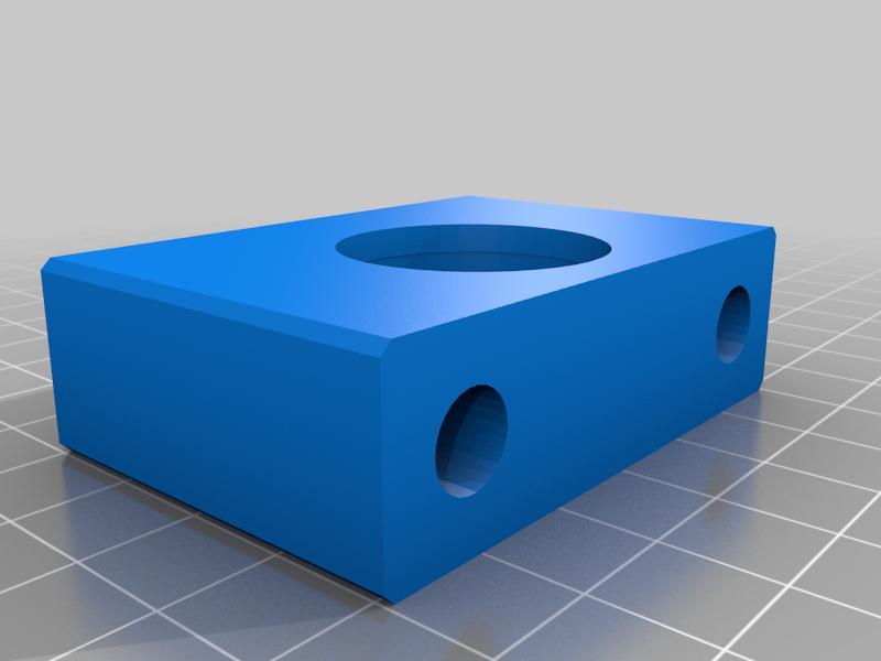 Ball bearing holder for 10mm x 26mm x 8mm