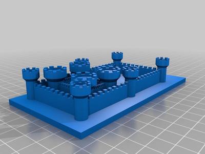 Castle with keep