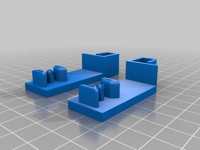 Ender 3 v2 LED light bar holder (25mm longer)