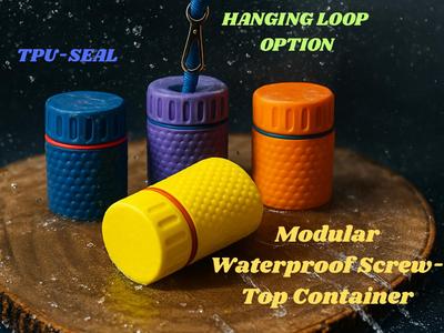 Modular Waterproof Screw-Top Container