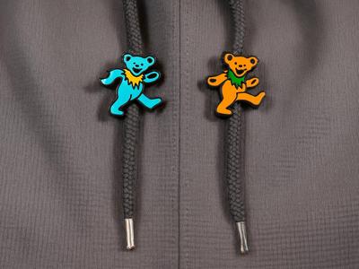 Dancing Bears Hoodie Drawstring Beads
