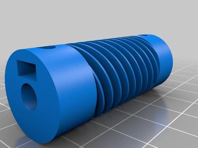 Flexible shaft coupling - fully parametric
