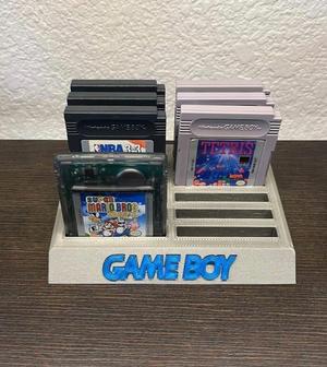 Gameboy Cartridge Holder Rack