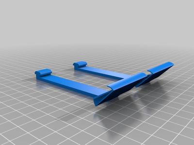 Ender 3 S1 light bar mount long 45°