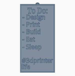 #3dprinter life sign