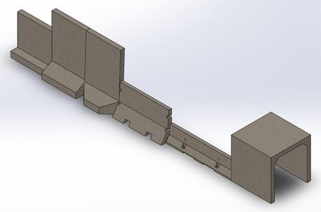Concrete barriers 1:35