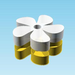 Flower005, nestable box (v2)