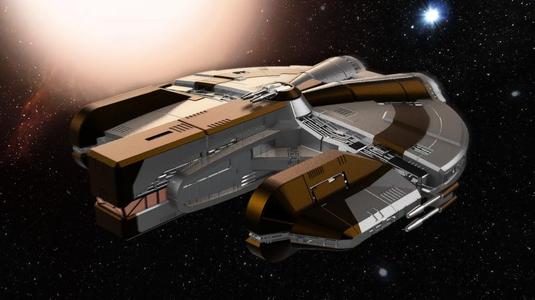 Ebon Hawk (X-Wing Scale, LED compatible)