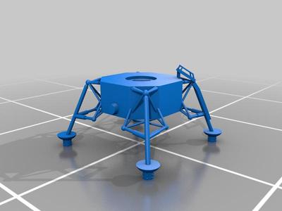 Apollo Lunar Lander LEM - playmobil scale