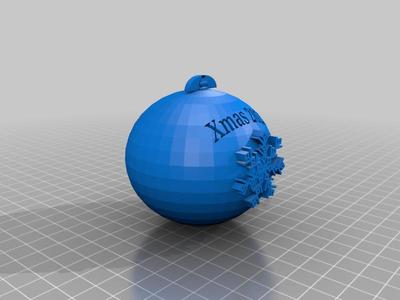Snowflake Christmas Ornament 