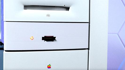 BlueSCSI v2 Power Mac 9600 Mount & Bezel